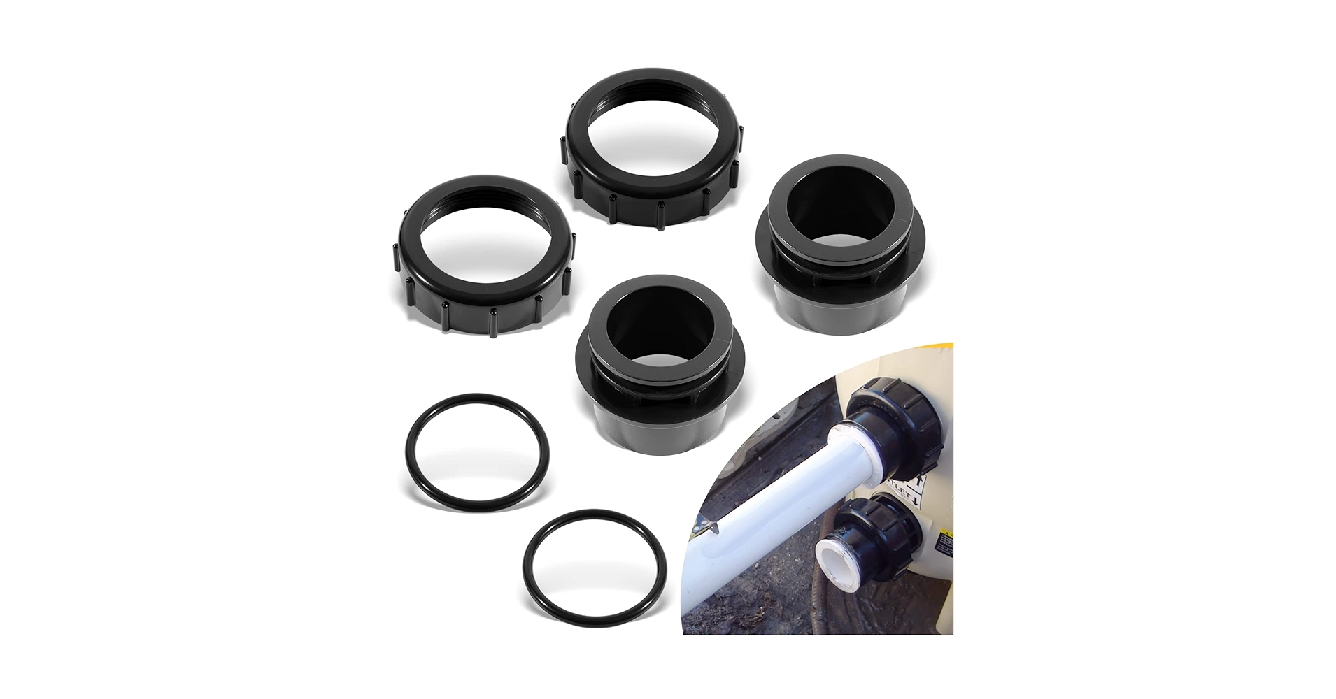 shop ③ Amazon.com: Pentair 270100 Black Valve Adaptor Replacement
