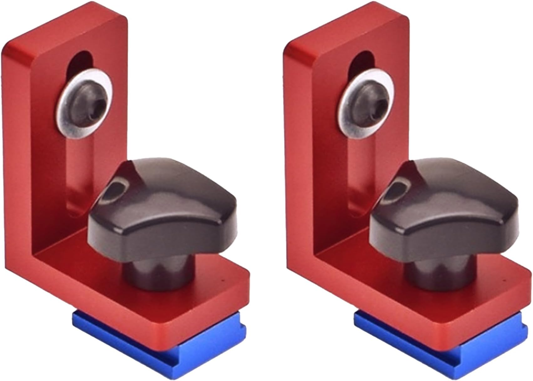 Set of 2 Guide Rail Stop, 30 Type Guide Rail Stop, T-Rails Guide Rail Stop, Mitre Track Stop for T-Tracks Slide Stopper for Woodworking Mitre Track Stopper Woodworking