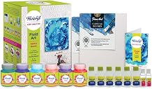 Pack - Je Débute La Peinture Acrylique - Pinceaux - Toile - Peinture - Chevalet - En Ligne