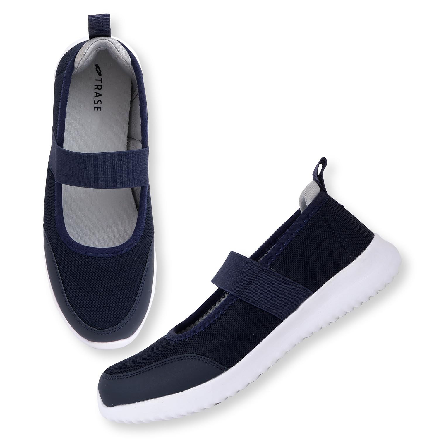 TRASE Womens Ballet Flats with Soft Memory Foam Insole (Navy Blue, 7 UK) (B09VKJHXYB) Amazon Price History, Amazon Price Tracker