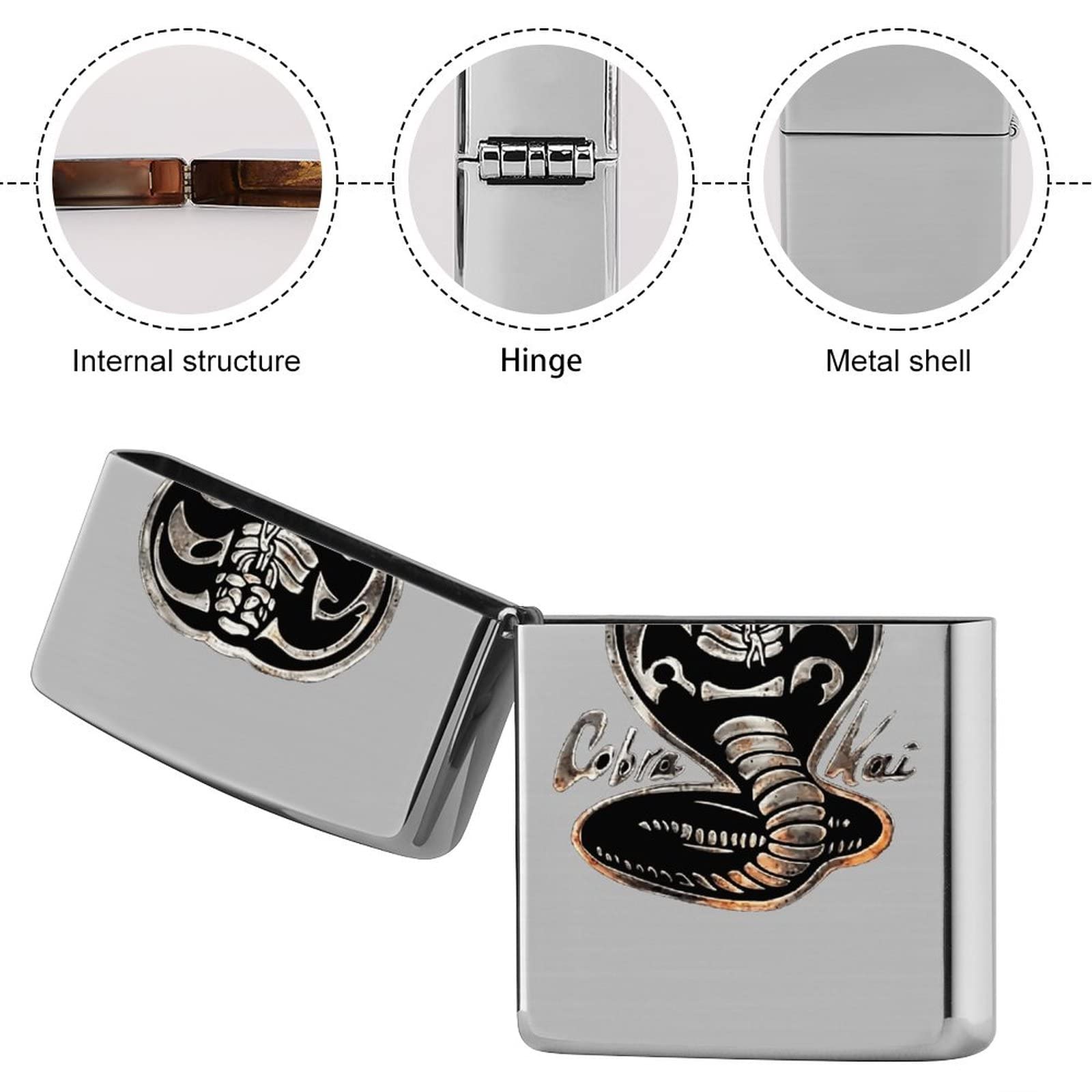 Amazon.co.jp: コブラ会 Zippo兼用ケース ジッポライターカバー Zippo 