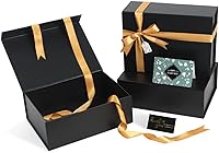 Vista 11 de Cajas de regalo blancas con tapas, caja de regalo de 9 x 7 x 4 pulgadas con cinta, cajas de regalo plegables con cierre magnético para regalos, caja