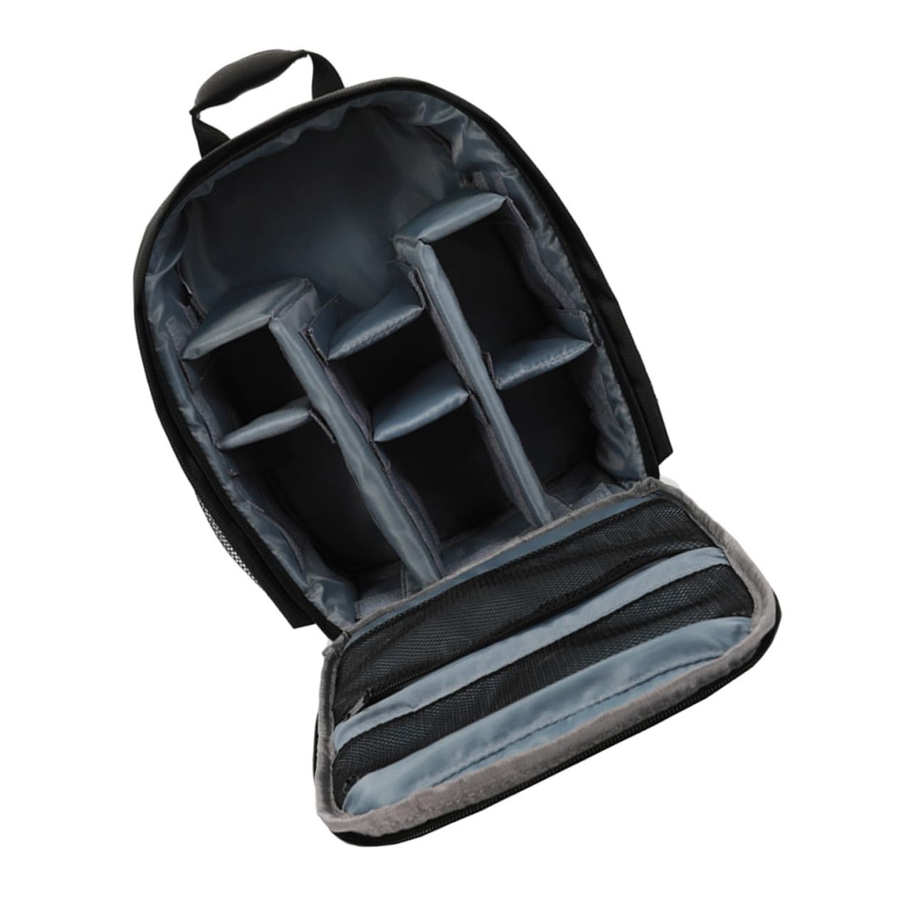 Mikikit Zaino in Nylon per Fotocamera Dslr Scomparto per Tablet e Computer, Borsa Resistente per Uomini e Donne in Attività Outdoor