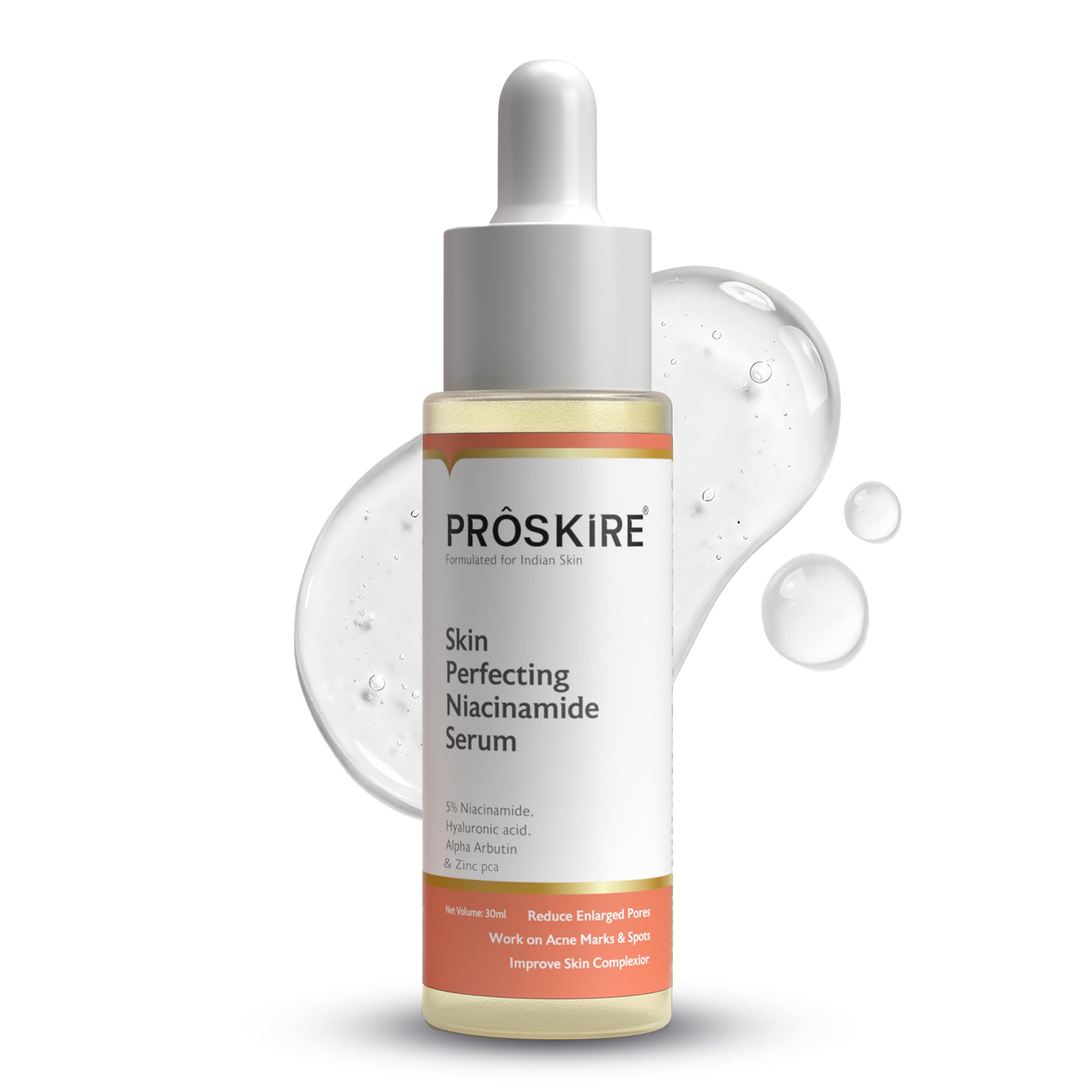 5% Niacinamide Face Serum with Alpha Arbutin & Sodium PCA | Reduce Pores, Acne Marks & Oil – 30ml | All Skin Types