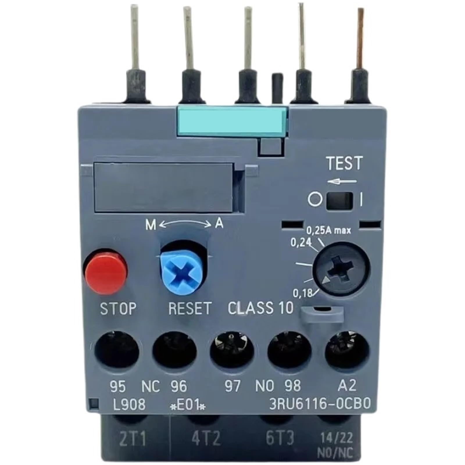 Protecteur de surcharge et de surchauffe de moteur de relais thermique 3RU2116(2.2-3.2A)