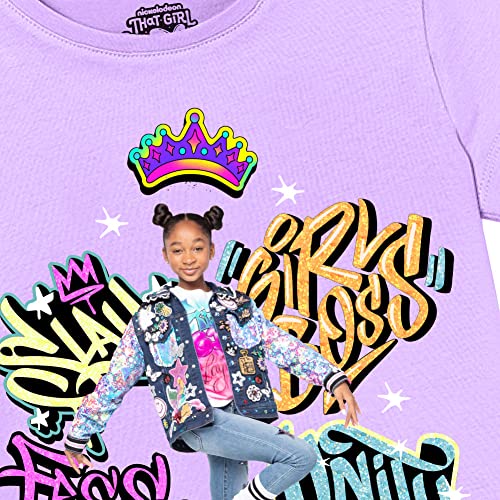 Image of Nickelodeon Girls' that Girl Lay Lay Hi-lo Fashion T-Shirt