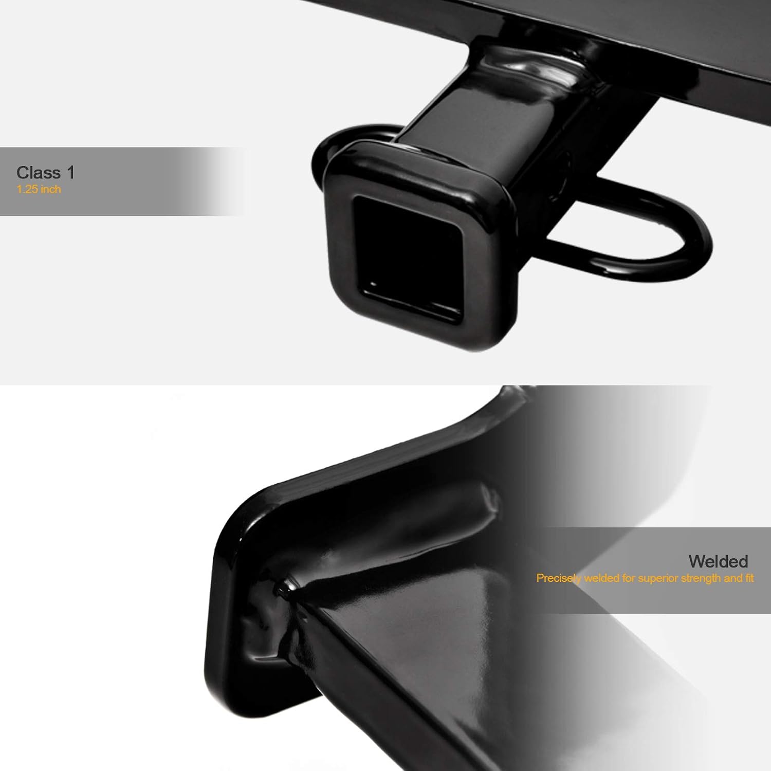 Stehlen 733469487777 Compatible with 2002-2008 Audi A4 / Quattro / 2004-2008 S4 Sedan B6 B7 / 2003-2004 VW Passat W8 B5 Class 1 Trailer Tow Hitch Receiver 1.25"