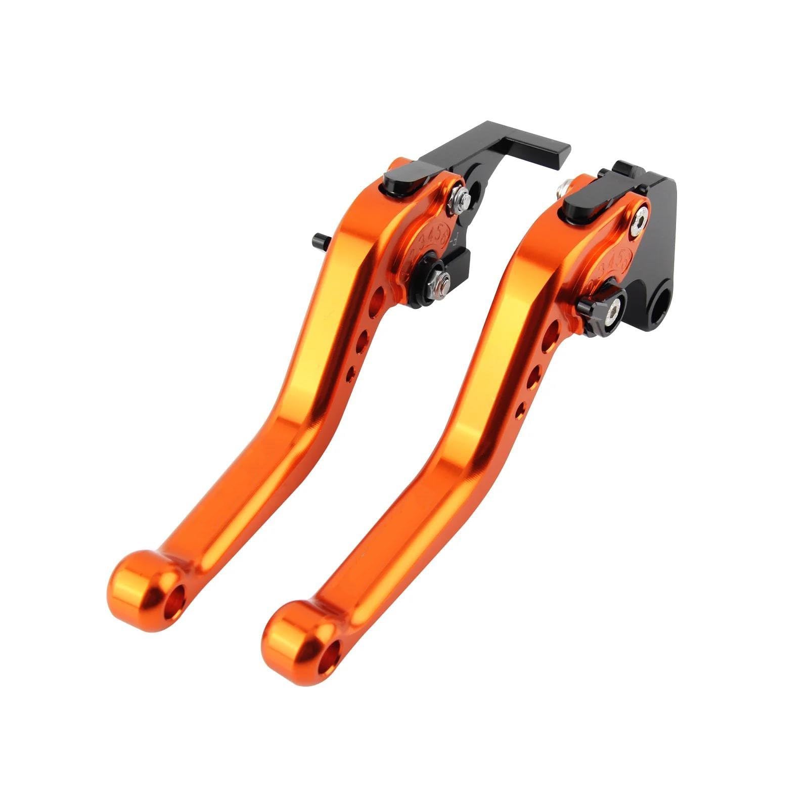 Fxvbg Orange Clutch Motorcycle Control Handles Pivot Brake Clutch Levers For Kawasaki For Ninja Zx6r Zx-6R Zx-636 Zx-6Rr 2007-2018(Orange)