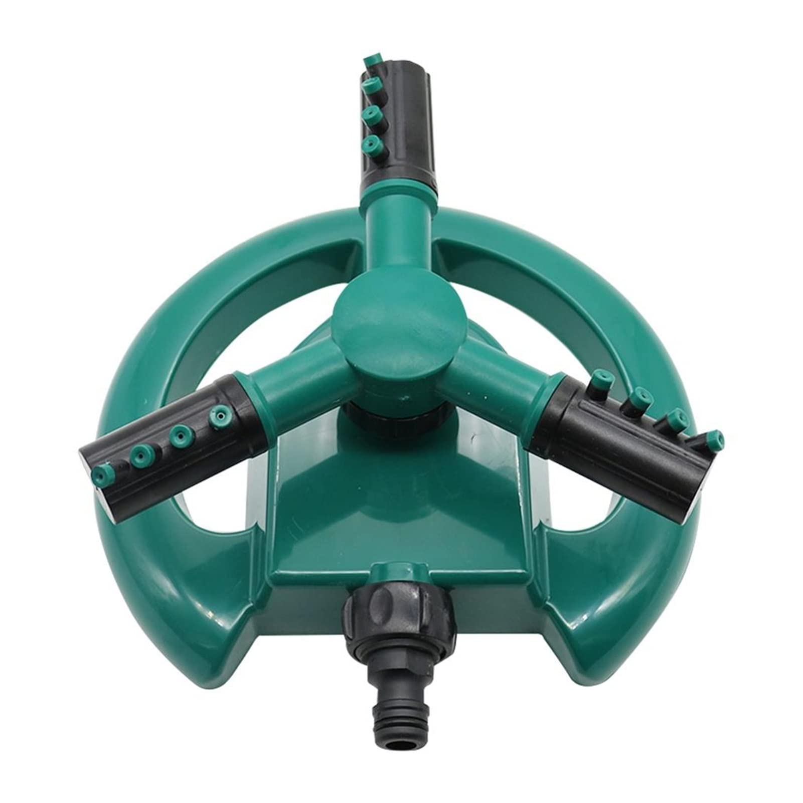 Aspersor giratorio circular de 360 grados con boquilla de riego para césped de jardín