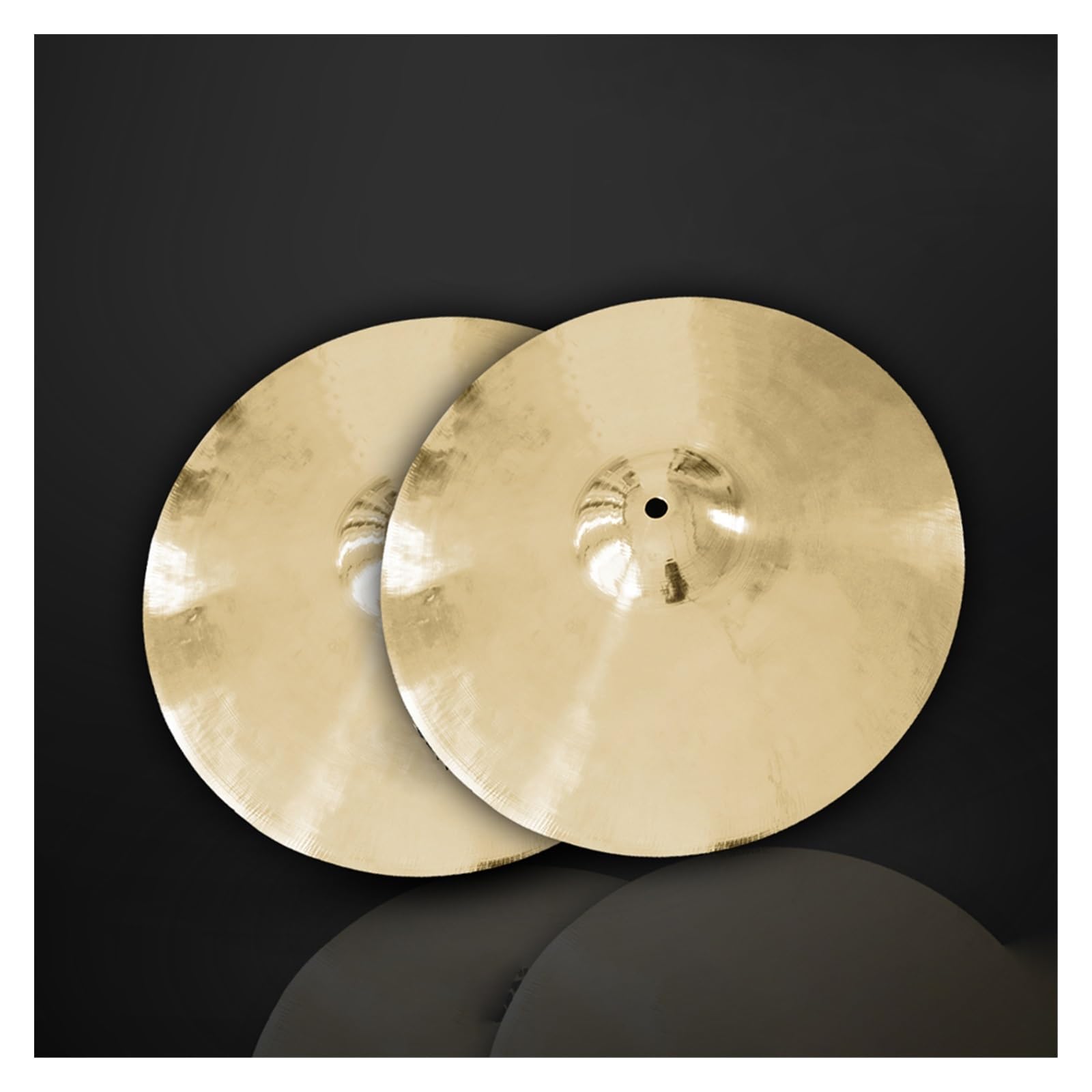 Platillo Hi-Hat De 14 Pulgadas Hecho A Mano De Aleación De Bronce para Juego De Batería De Jazz Platillos para Principiantes (Color : 05)