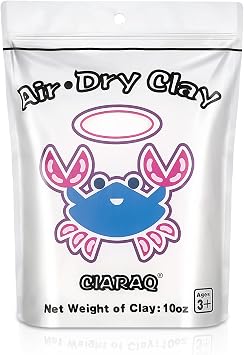 CiaraQ Air Dry Clay Kit White Modeling Clay