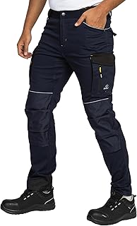 BWOLF Daytona Calças de trabalho homem roupa de trabalho para homem elásticas calças trabalho com muitos bolsos