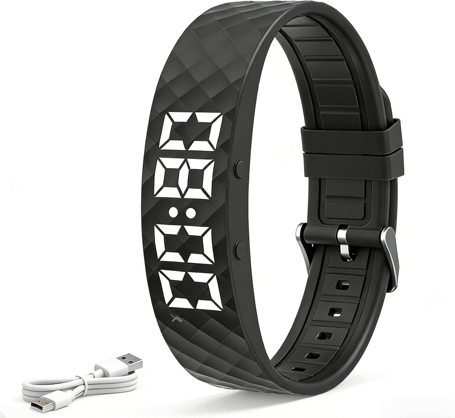 Tactile Alarm Reminder Watch with 10 Daily Alerts for Medication Schedule, Wake-Up, and Appointments
