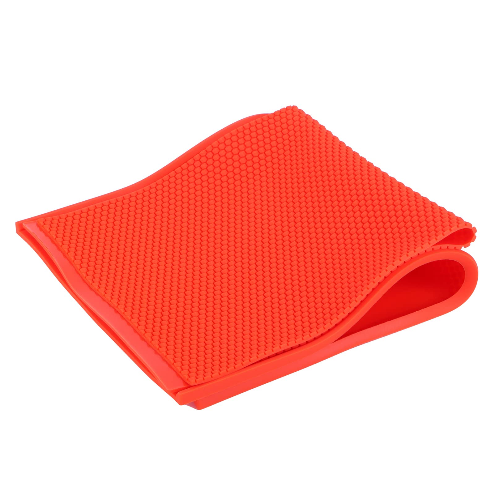 Hyuduo Stampo per Fogli di Cera D'api da 2 Pezzi, Forniture per Apicoltura Rossa Stampo per Tablet in Gomma Manuale Stampo per Embosser per Fare Fette di Cera D'api