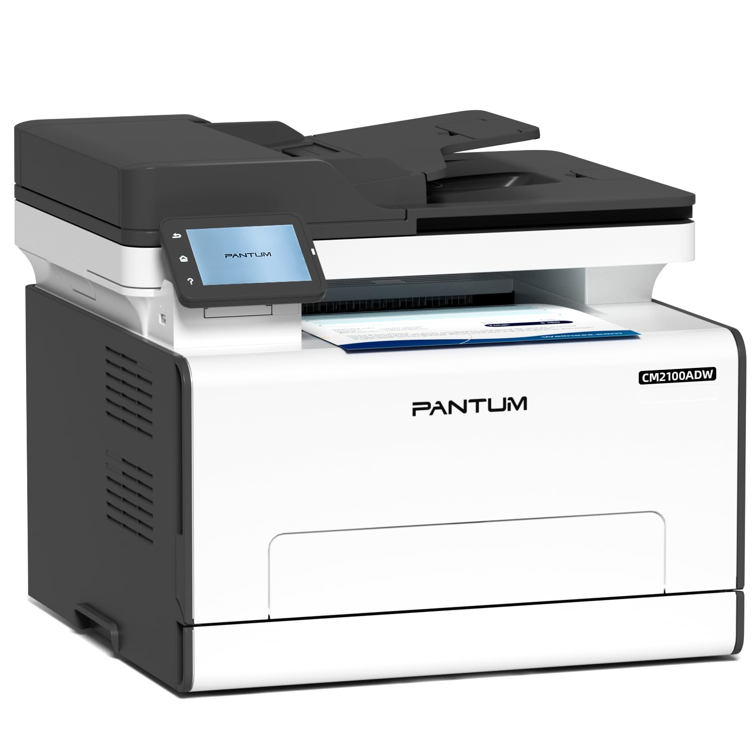 PANTUM CM2100ADW kolorowa drukarka laserowa, urządzenie wielofunkcyjne, skaner, kopiarka 3 w 1 z ADF, Wi-Fi, Ethernet, USB, automatyczne drukowanie dwustronne, 20 ppm (wersja uaktualniona)