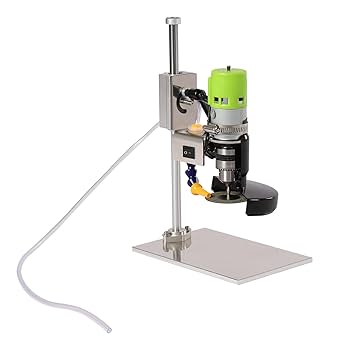 Tagliabottiglie Elettrico Professionale - Velocità Regolabile 5000-8000 RPM, 32 Accessori Per Vetro E Ceramica