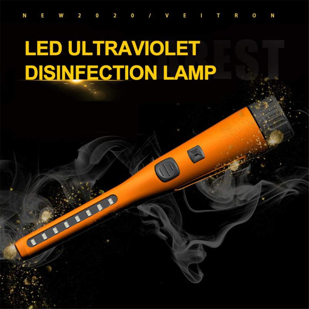 5W lámpara UV mano, portátiles esterilizador ultravioleta lámparas UVC temporizador artefacto de iluminación para el recorrido del hogar del filtro de aire del palillo