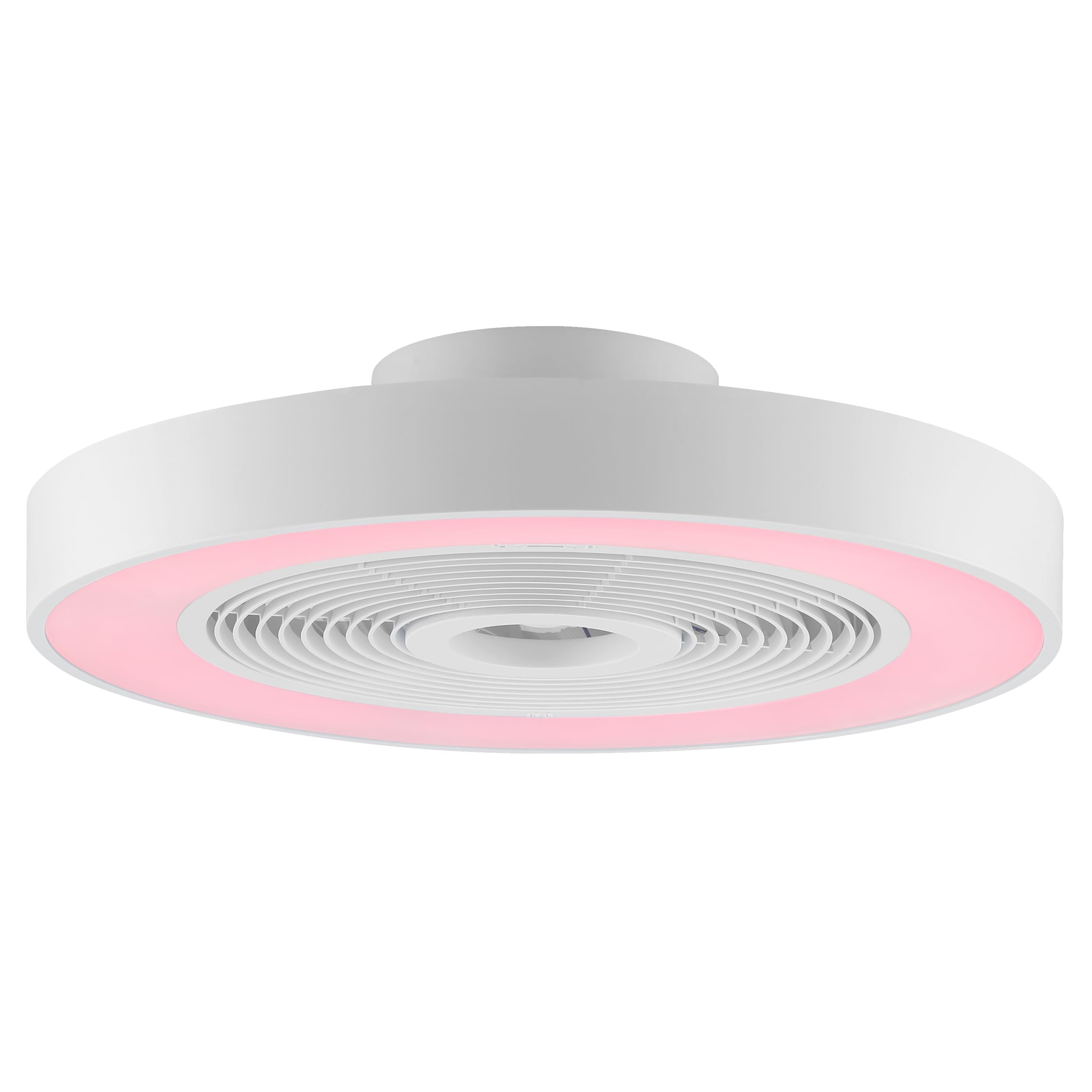 Lightbox LED-Deckenleuchte mit Ventilator, Ø 49 cm, IC-RGB, 4700 Lumen, | LED-Deckenleuchte mit Ventilator, Ø 49 cm, IC-RGB, 4700 Lumen, 2700-6500 Kelvin, dimmbar, CCT, Vorwärts- u. Rückwärtslauf