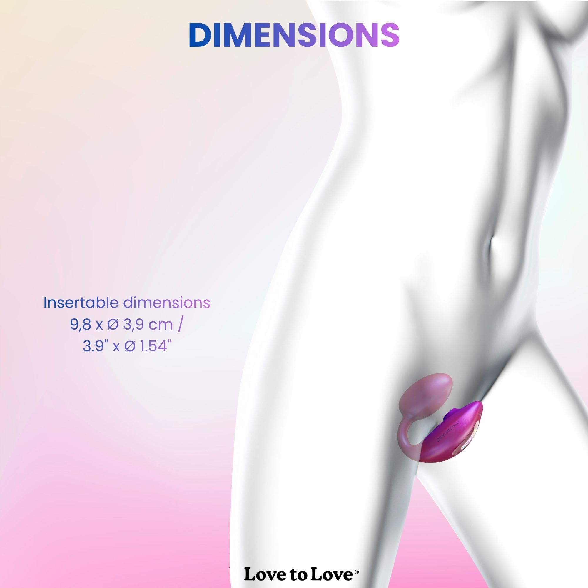 Love to Love Wonderlover – Sex toy ovetto vibrante con telecomando a distanza, doppia stimolazione clitoride & punto G, tecnologia flapping, 9 modalità, impermeabile, utilizzo a mani libere