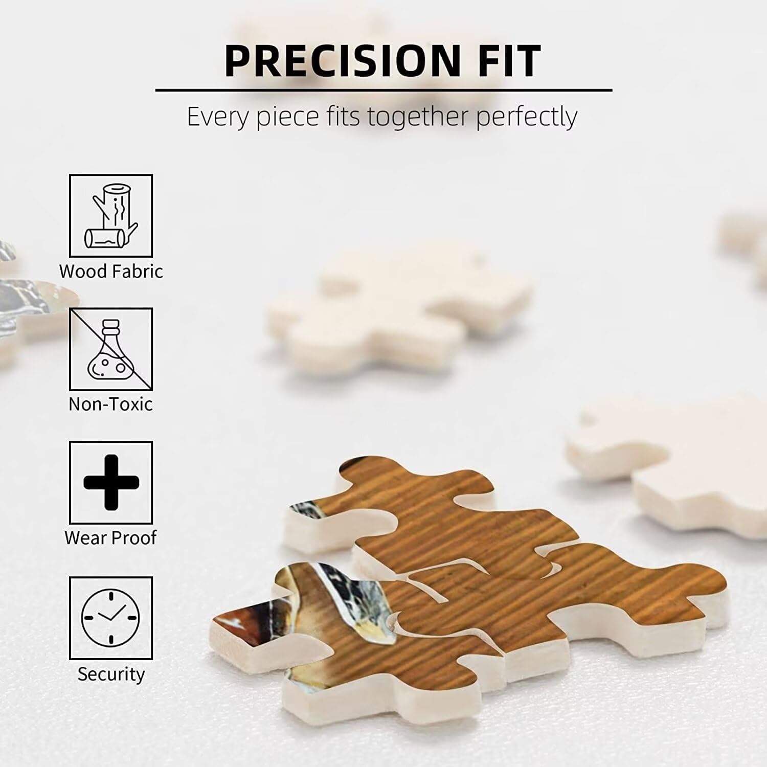 Australian Shepherd Dog Jigsaw Puzzle for Adults 1000 Pieces Wood Puzzle Art DIY Toy Gift Fun Challenging Educational Gift Art Home Decor