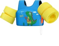 HeySplash Gyermek Úszómellény Síppal, Állítható Pánt, Dupla Csattal, Úszástanuláshoz 1