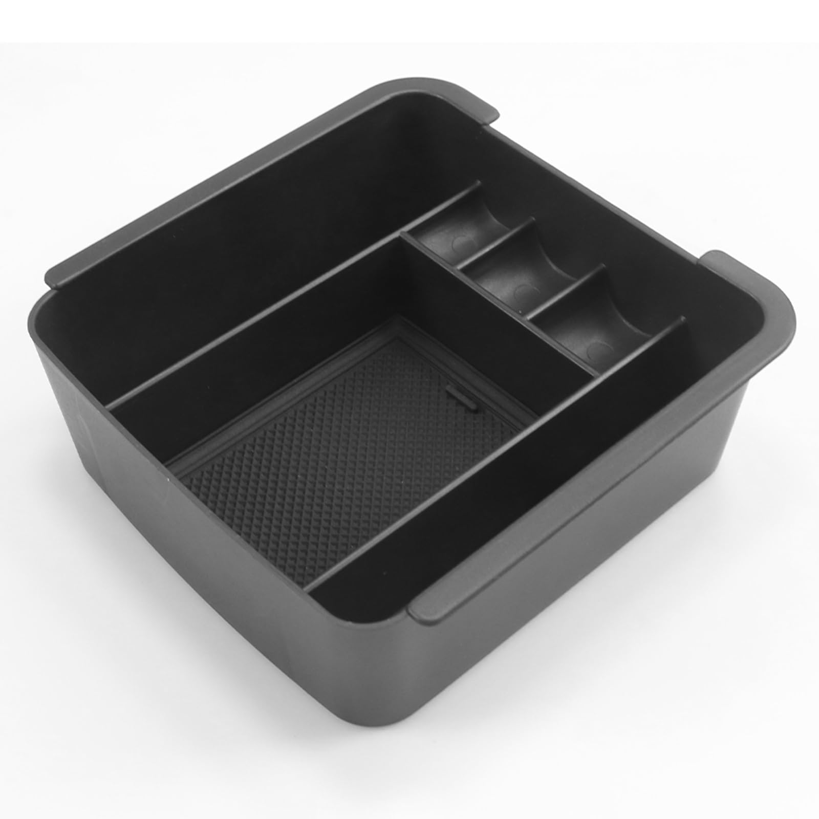 Drezzo Car Center Console Cover For Mitsubishi for Outlander PHEV GN0W 2021 2022 Car Central Storage Box Non-slip Rubber Armrest(Black)