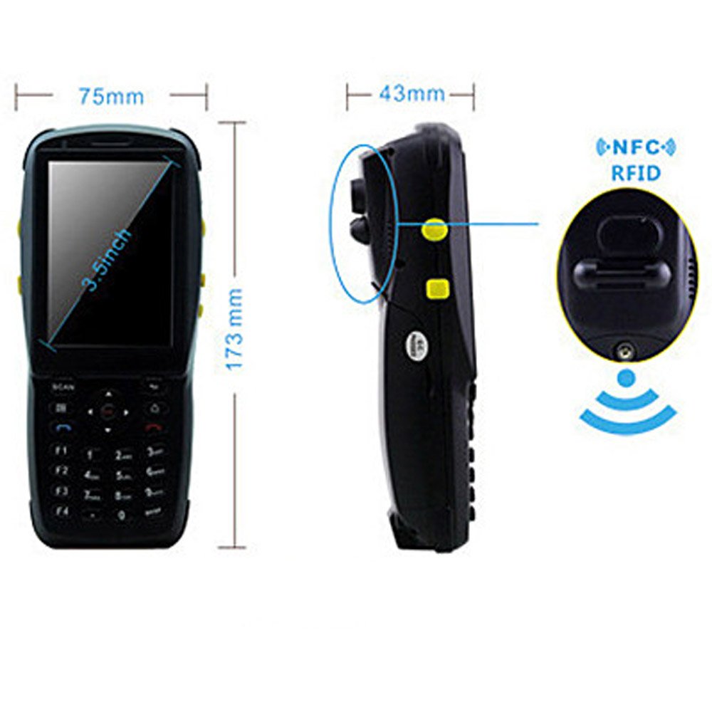Buy Ariic Android Wireless Rugged Android Handheld Bluetooth Barcode ...