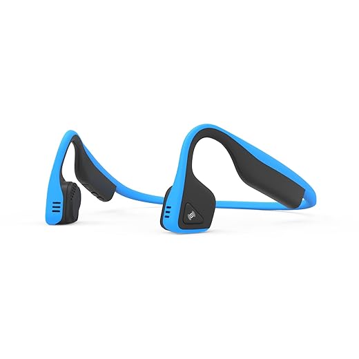 AfterShokz Titanium Open Ear Wireless Bone Conduction Headphones (Standard, Ocean Blue)
