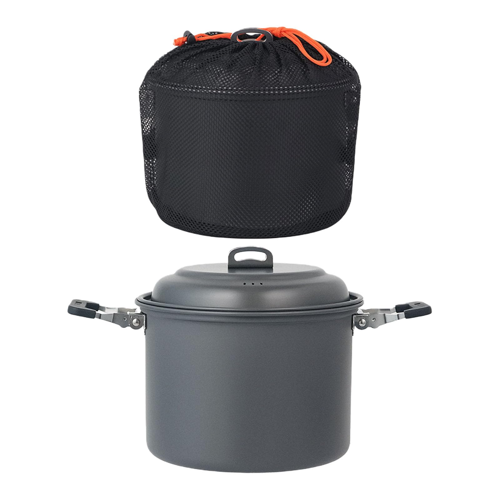 Camping Kochtöpfe, Hartaluminium, Camping Kochgeschirr, Multifunktions Camp Kochgeschirr, leicht, für Camping, Picknicks, Suppe, Outdoor, Suppe, Grillen