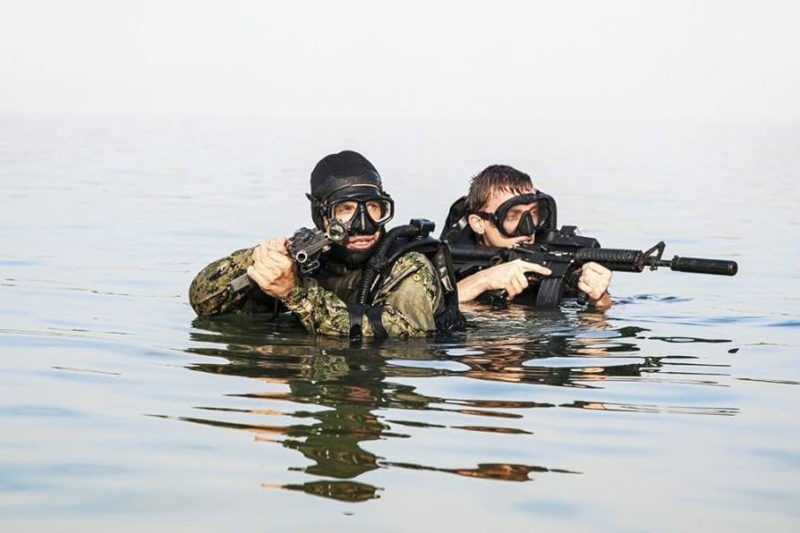 Amazon.com: Posterazzi PSTZAB101353MLARGE Navy Seal frogmen