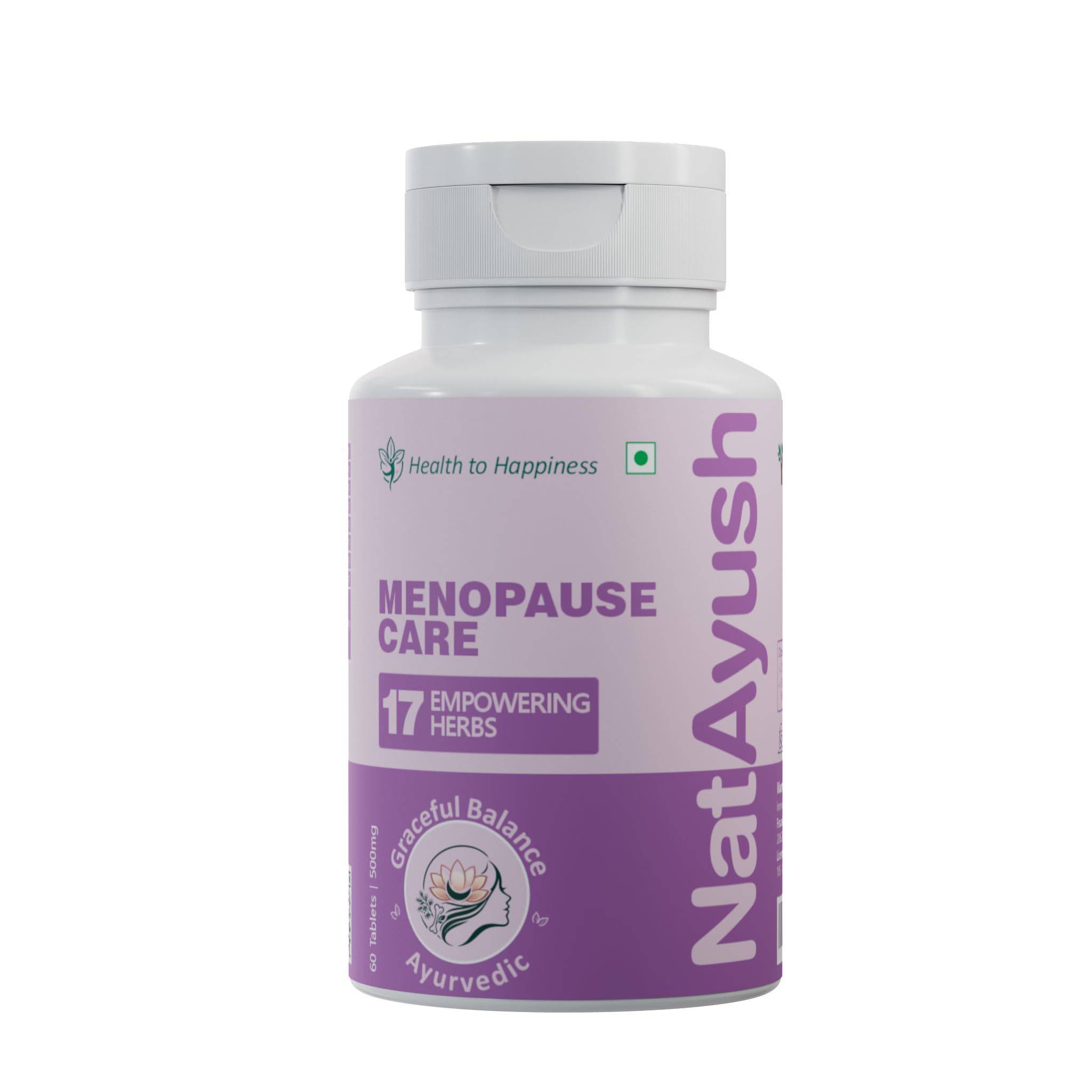 menopause care tablet support | menopause supplement for women to help with hot flashes, mood swings, night sweats & hormonal balance with ashwagandha - 60 tablets (pack of 1)
