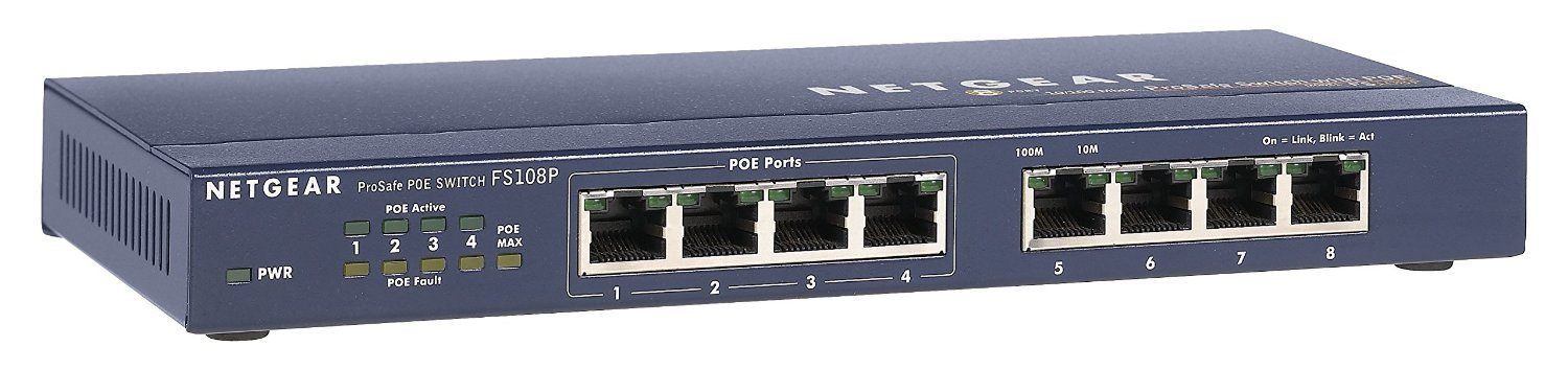 8-Port 10/100 Switch with POE