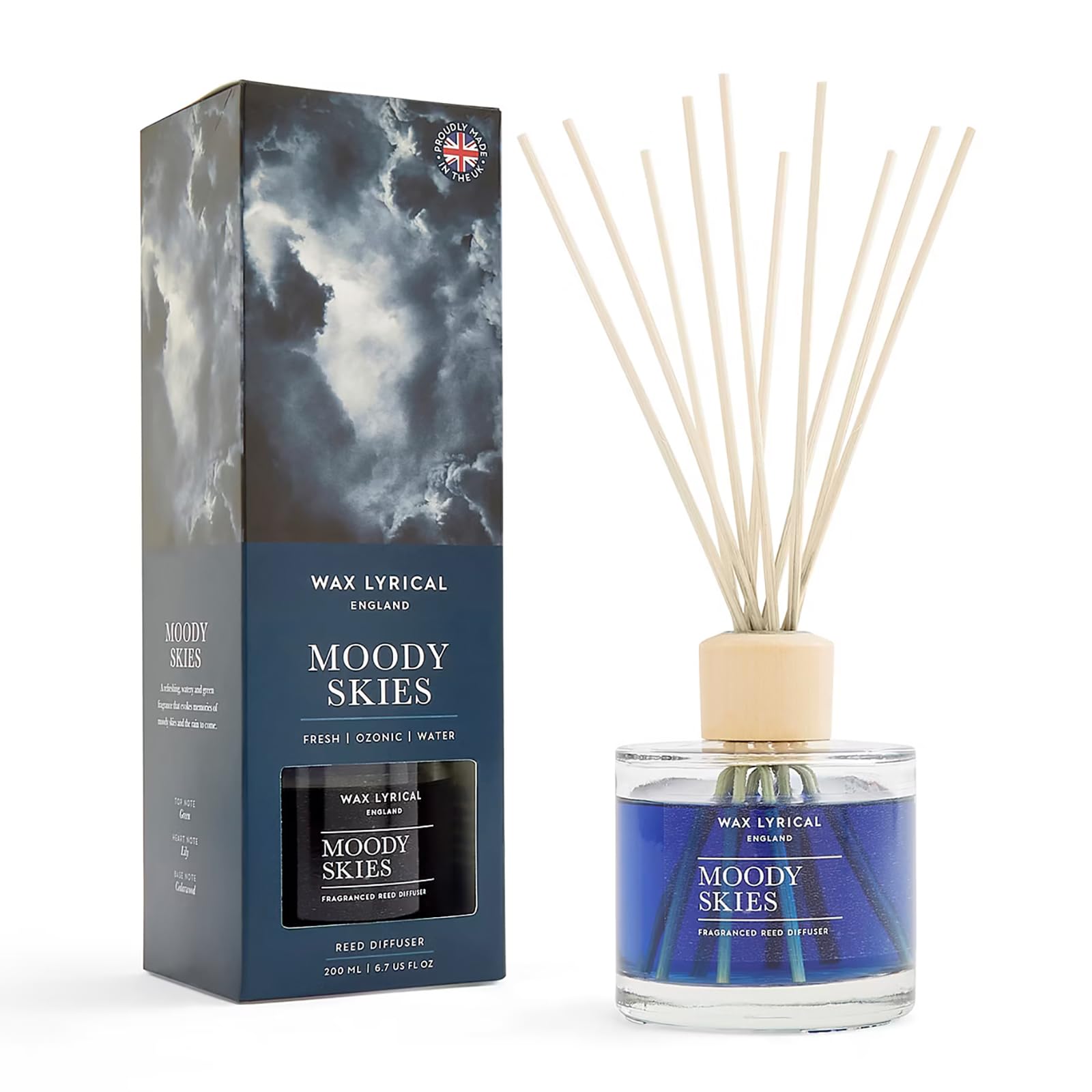 WAX LYRICAL Moody Skies Scented Reed Diffuser 200ml