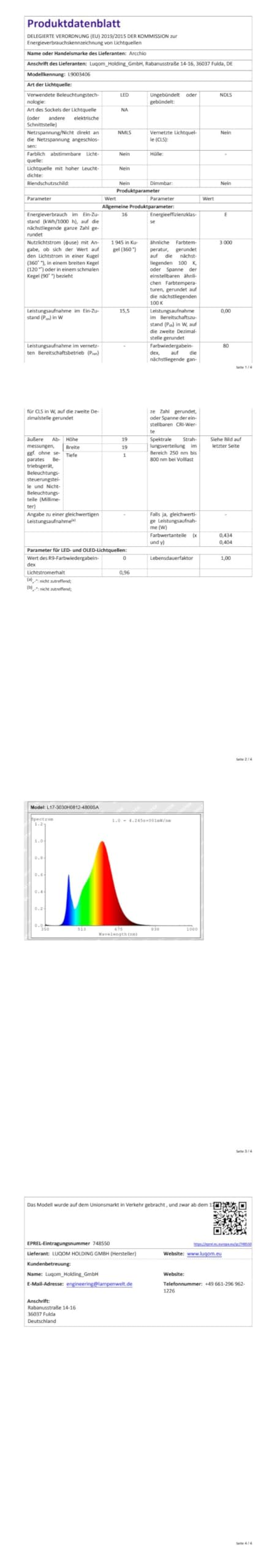 Arcchio LED Bodeneinbauleuchten Thentos (wasserdicht in Alu aus Edelstahl (1 flammig,) - Bodeneinbauleuchte außen