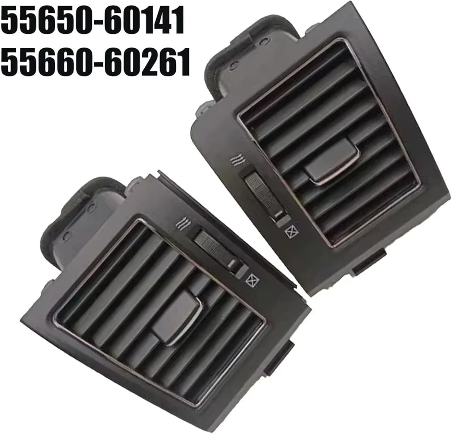 1 ペア車ミドルセンターダッシュエアコン出口アセンブリトヨタ