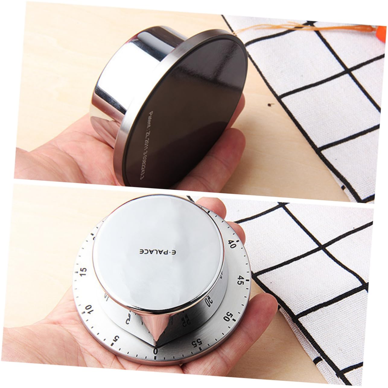 MAGICLULU 3stücke Küchentimer Mechanisch Minuten Countdown Timer Aus Edelstahl Für Backen Kochen Eieruhr Ohne Batterien Zeitsparendes Küchenzubehör Für Schule Und Zuhause