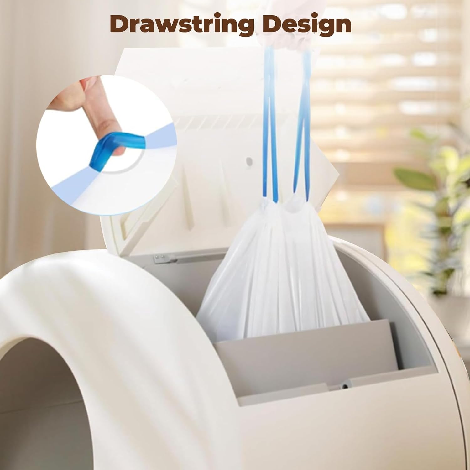 Self Cleaning Litter Box Accessories - Liners for Robotail-C32/C42&UBPET-C31/C41&Meowant-SC01/SC02/SC03/SC09 Self Cleaning Cat Litter Box, 60 PCS image 3