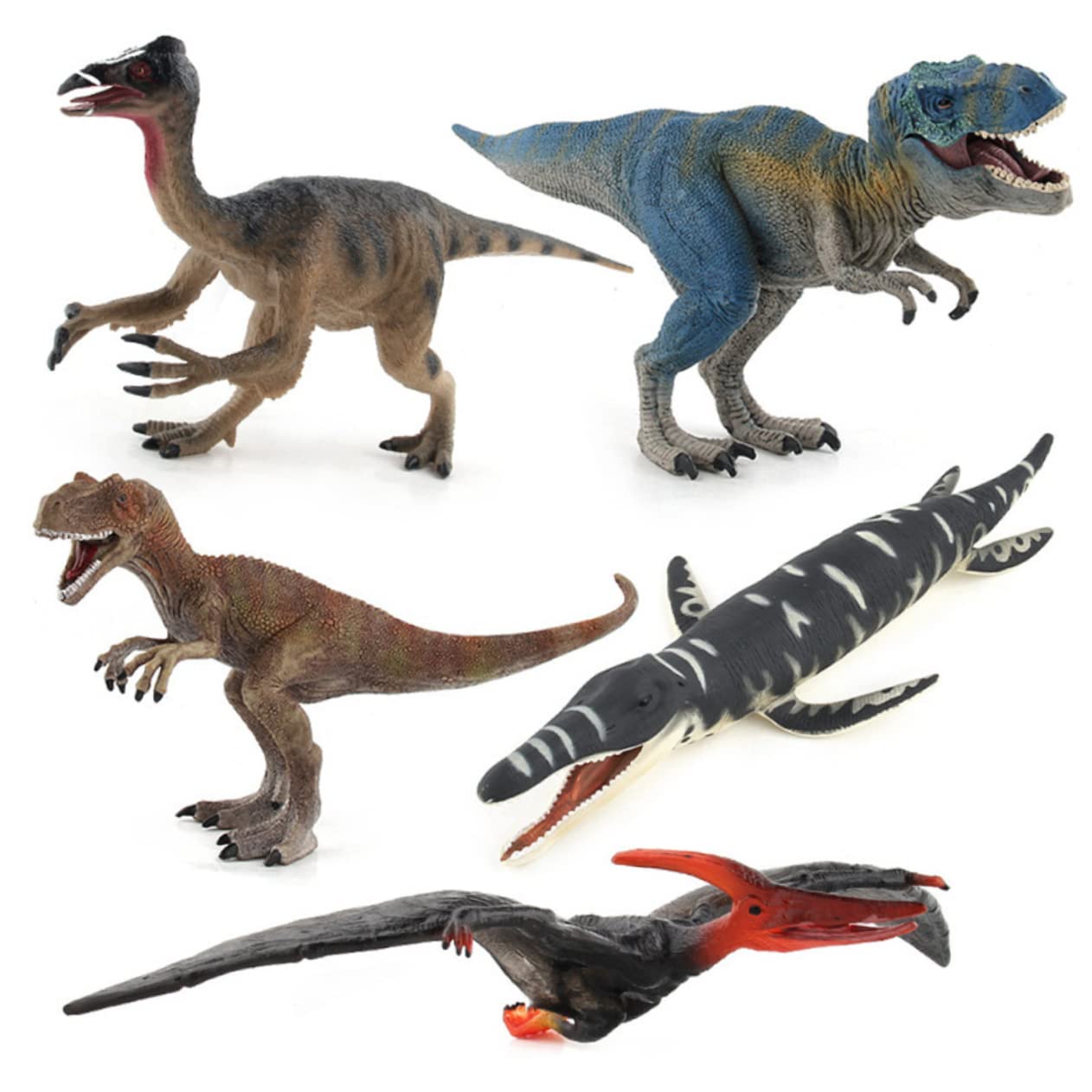TOYANDONA 3 Pezzi Modello Di Dinosauro Giocattoli Modello Di Pterosauro Di Bambini Giocattolo Figure Di Dinosauri Giocattolo Di Pterosauro