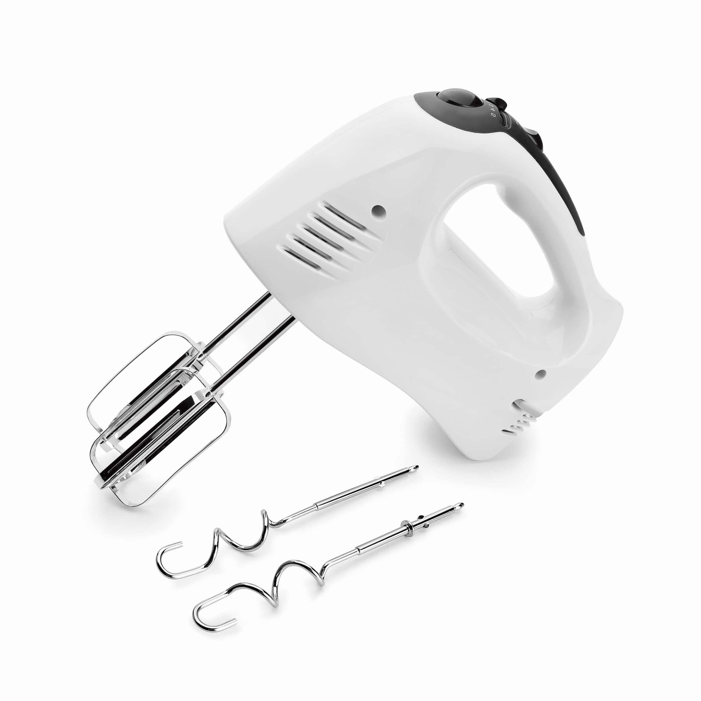 Lacor Weiß Elektro-Handmixer, 300 W | Langlebiges Profi-Utensil; Entwickelt Für Optimale Leistung Und Schnelle, Unkomplizierte Reinigung In Der Spülmaschine