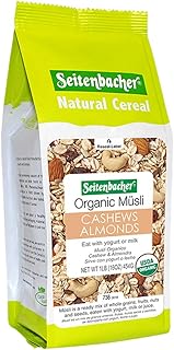 Sponsored Ad - Seitenbacher Organic Muesli Cashews Almonds Natural Cereal, 16 Ounce