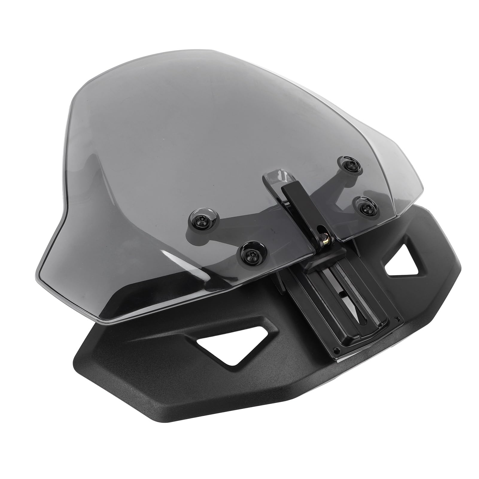 Einstellbare Windschutzscheibe 219401032, Maximale Auswirkung, Komfort, Einfache Installation, Anpassungen für Ryker 600, Ryker 900, Ryker Rally mit PC -Material (Grau)