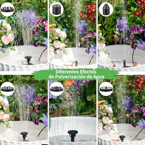 AISITIN-15W-Fuente-Solar-DIY-Fuente-Solar-Jardin-Exterior-con-Cable-de-3m-Mejorada-Bomba-Solar-con-6-Boquillas-de-Fuente-para-para-EstanquesJardinesDecoracion-Jardin-Exterior