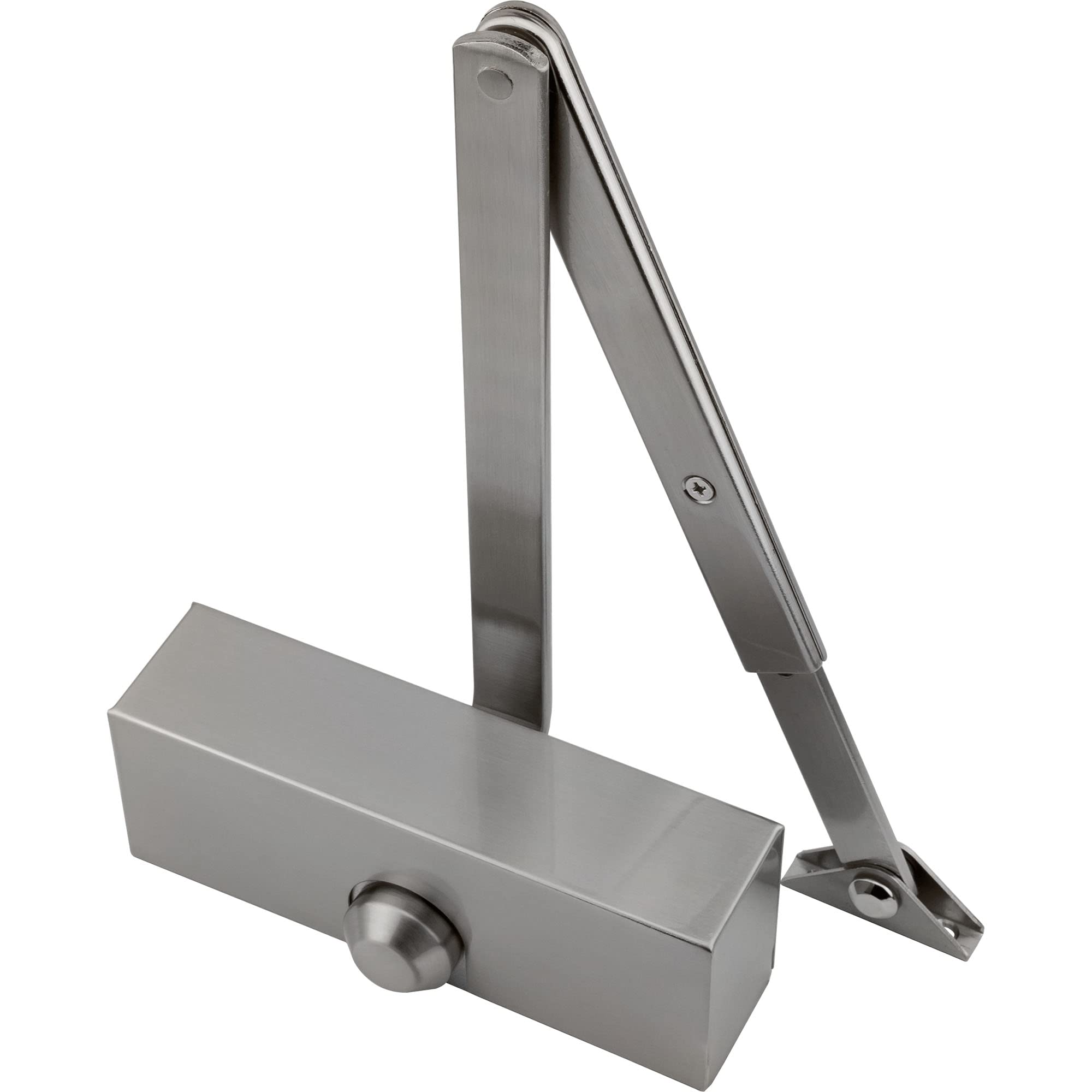 EAI Adjustable Fire Door Closer | Fire Tested | Power Size 3 | Satin Chrome