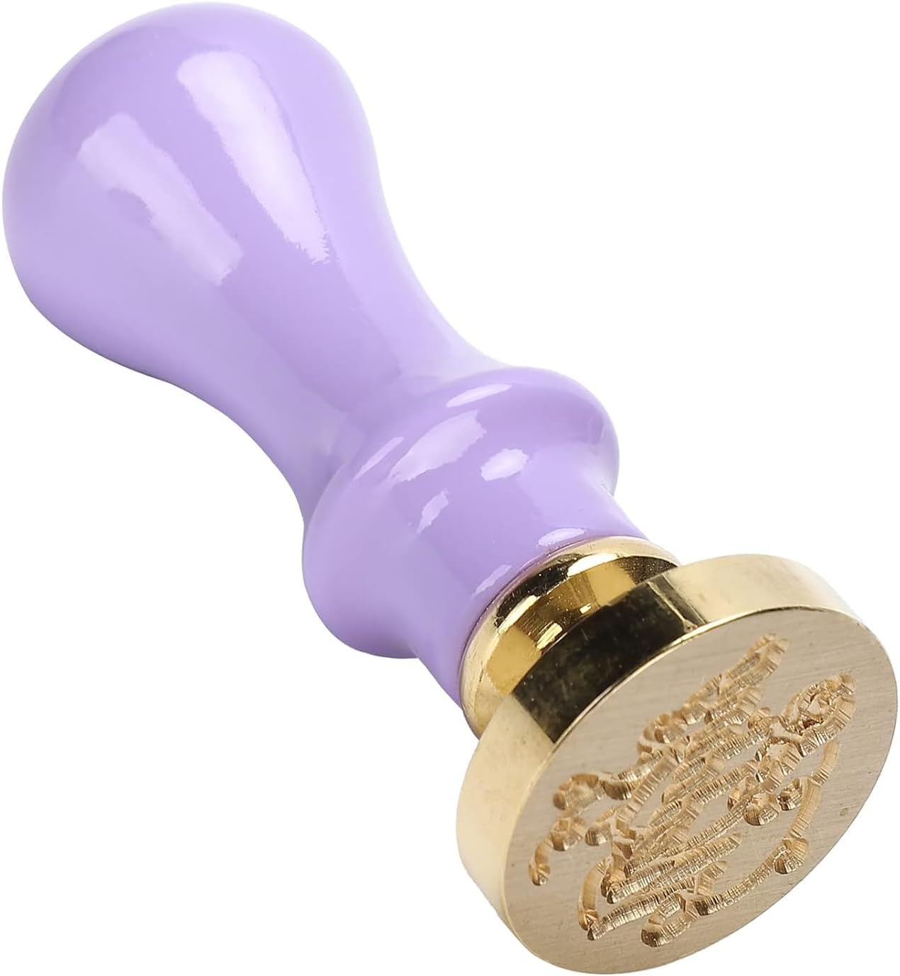Levin Mini and Portable Wax Sealing Stamps Non Stick Vintage Wax Handle for Envelopes Wine Packaging for Decorating Party Invitations (Assorted Design Pack Of 1)
