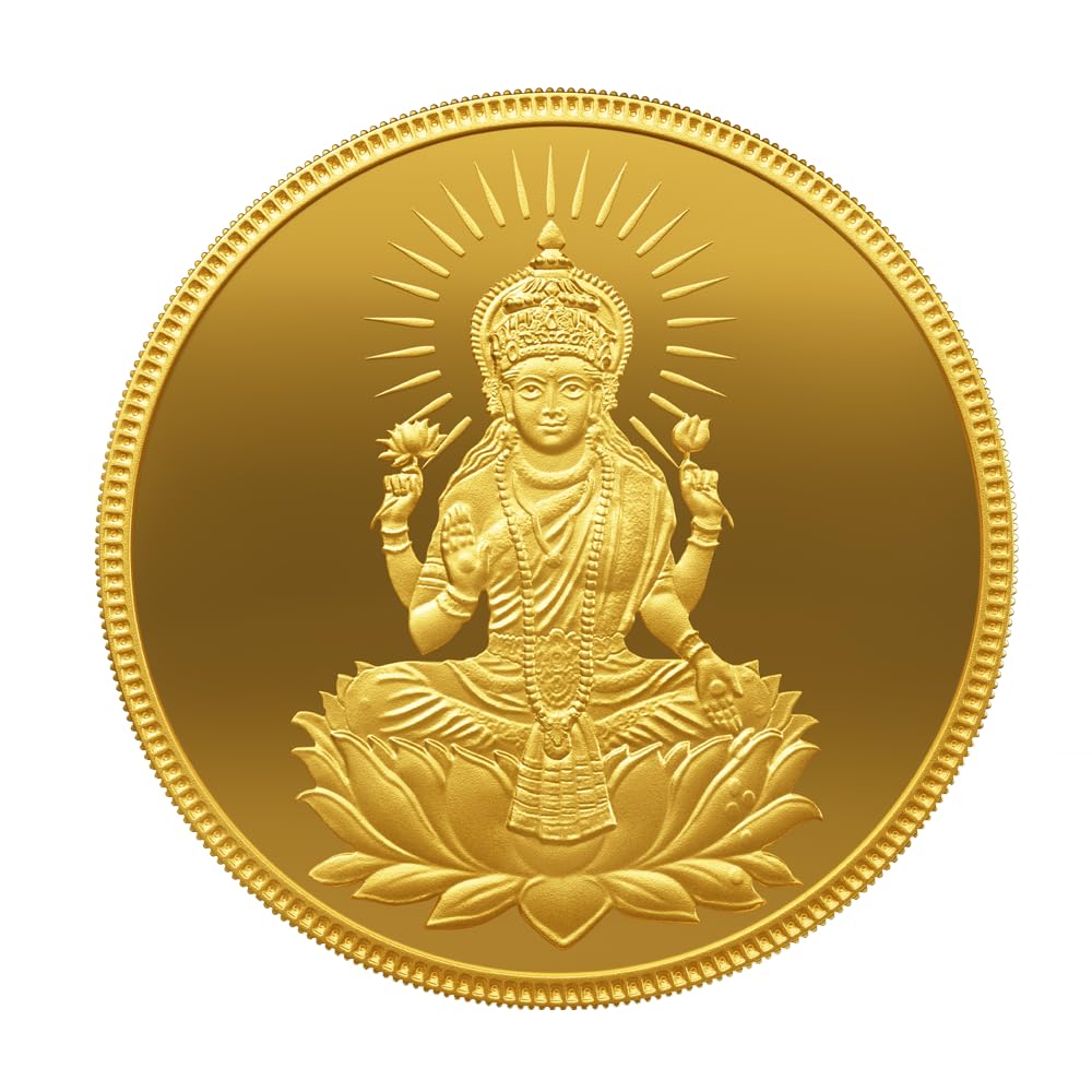 MMTC-PAMP 999.9+ Purity 24K Gold Goddess Lakshmi Pure Gold Coin, 8 Gram (B09B13L3CQ) Amazon Price History, Amazon Price Tracker