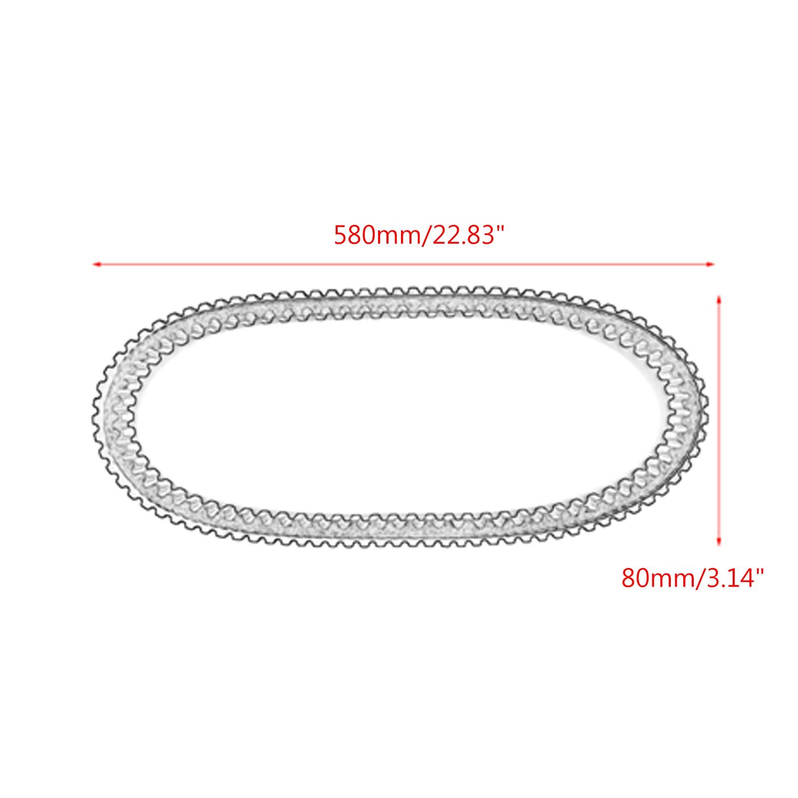 Topteng External Final Transmission Belt 59C-46241-00 apto para Yamaha XP530 T-MAX 530 2012-2016