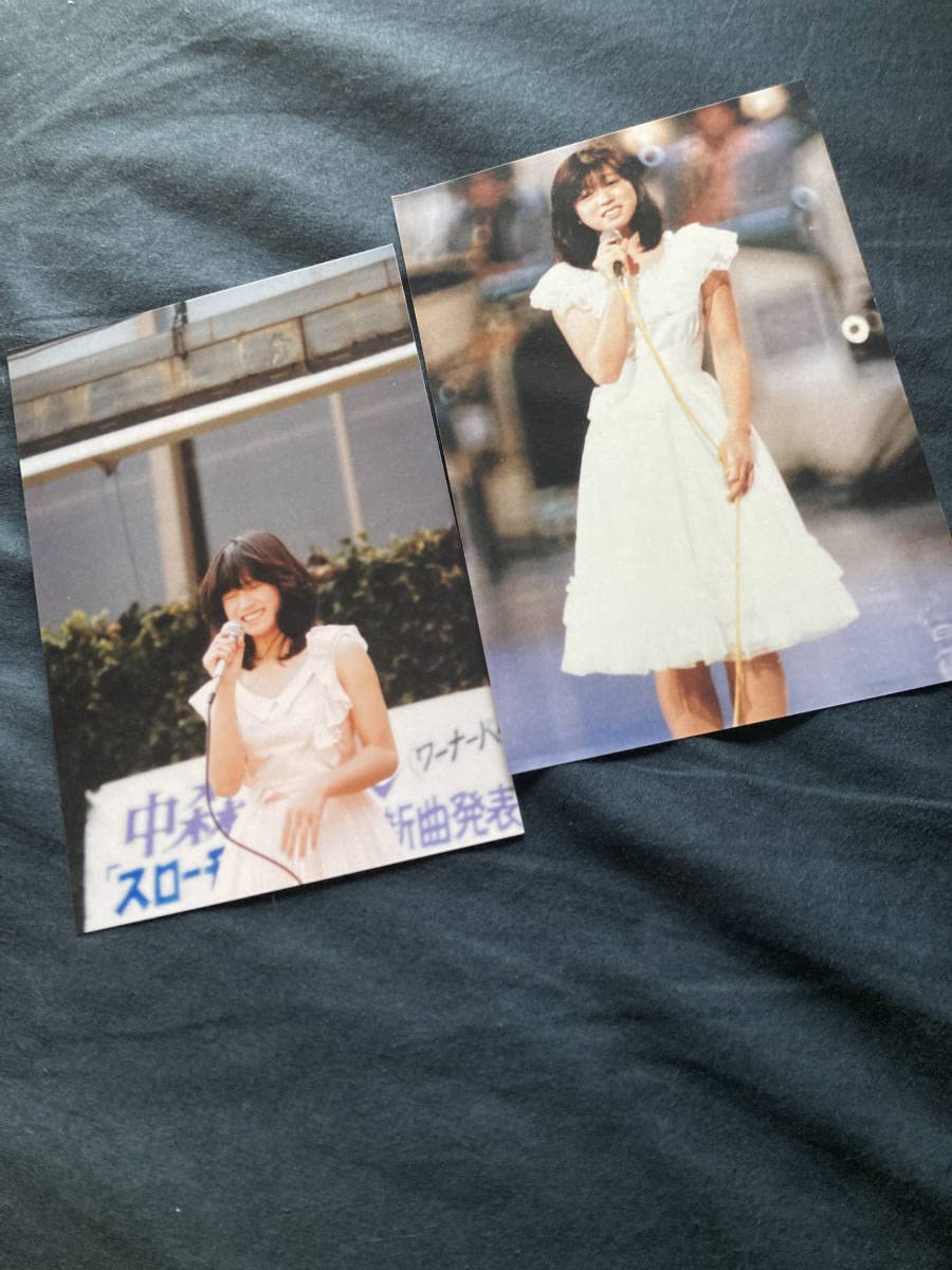 中森明菜　生写真　当時物 中森明菜 生写真 当時物 - メルカリ