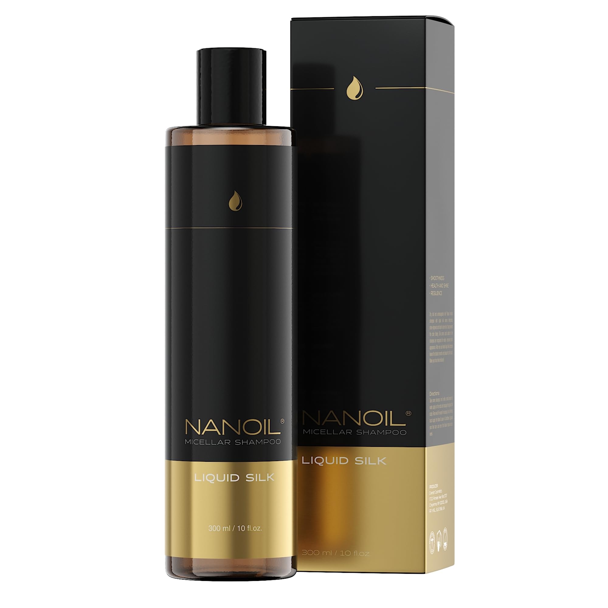 Nanoil Liquid Silk Micellar Shampoo For Shiny And Soft Hair 300 Ml
