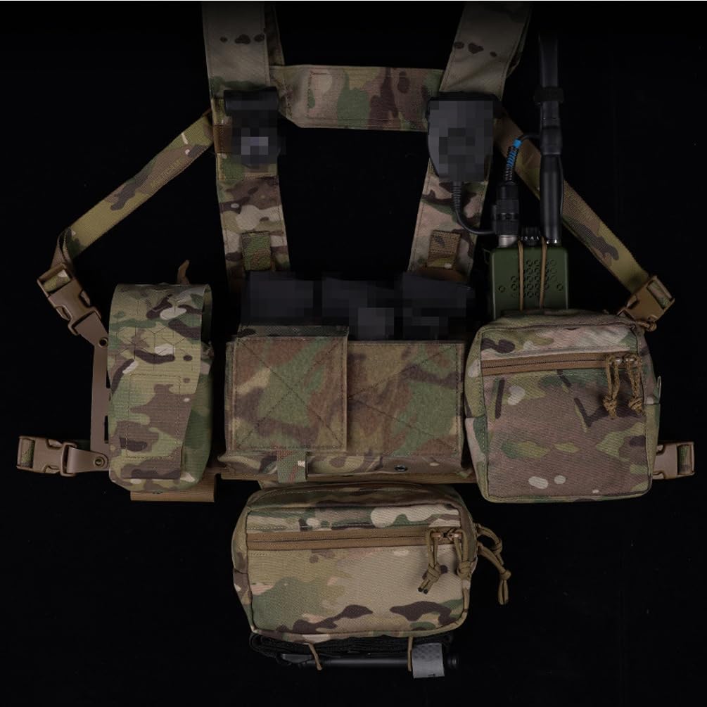 Tactical MOLLE Magazine Pouch Multifunctional SPUD 5.56/7.62 Mag Pouch Carrier Radio Storage Bag for Airsoft Paintball Hunting Gear