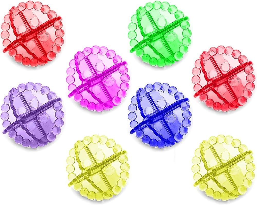 ME_Washing Machine Dryer Balls - Reusable Laundry Drying Balls (Pack of 8)-image-23